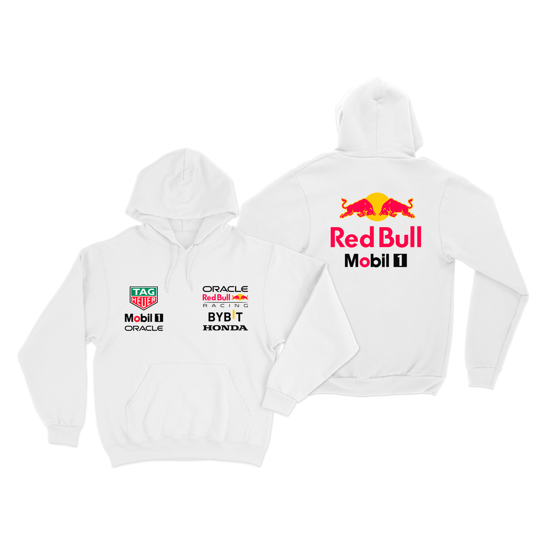Moletom Canguru Red Bull Racing 2023 Branco
