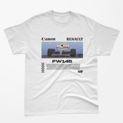 Camiseta Casual Williams FW14B - Autofãs Store