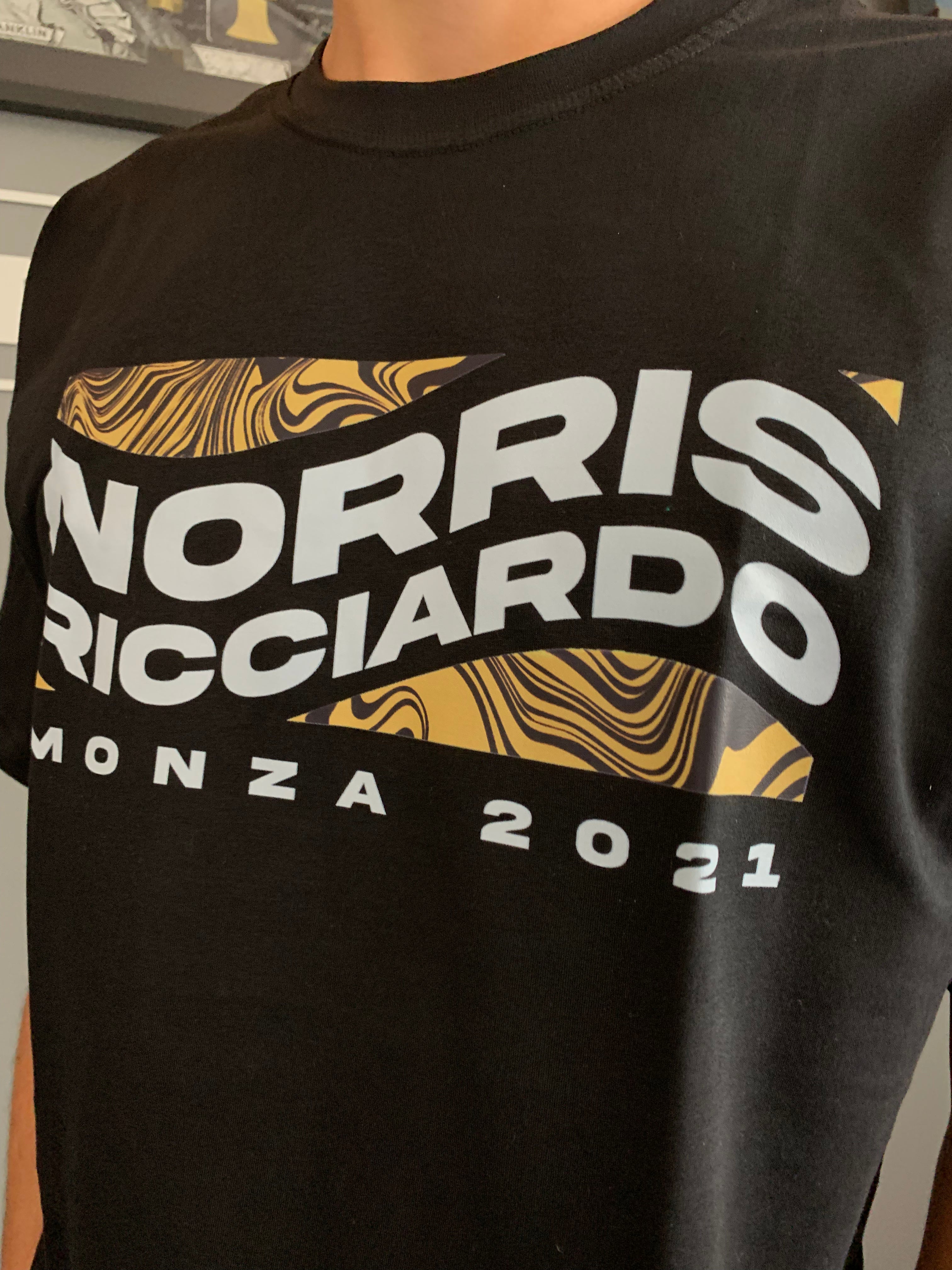 Camiseta Ricciardo e Lando Monza GP 2021 - Autofãs Store
