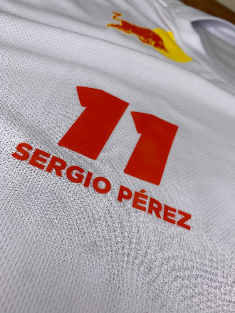 Camiseta DryFit  Sergio Perez Red Bull Racing 2023 Branca