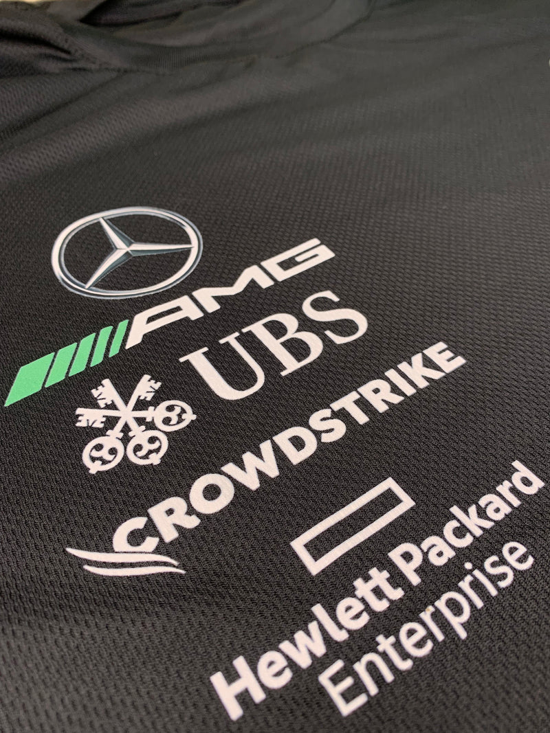 Camiseta DryFit  Lewis Hamilton Mercedes 2023 Preta