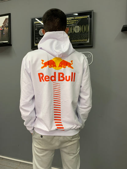Moletom Canguru Max Verstappen Red Bull Racing 2023 Branco