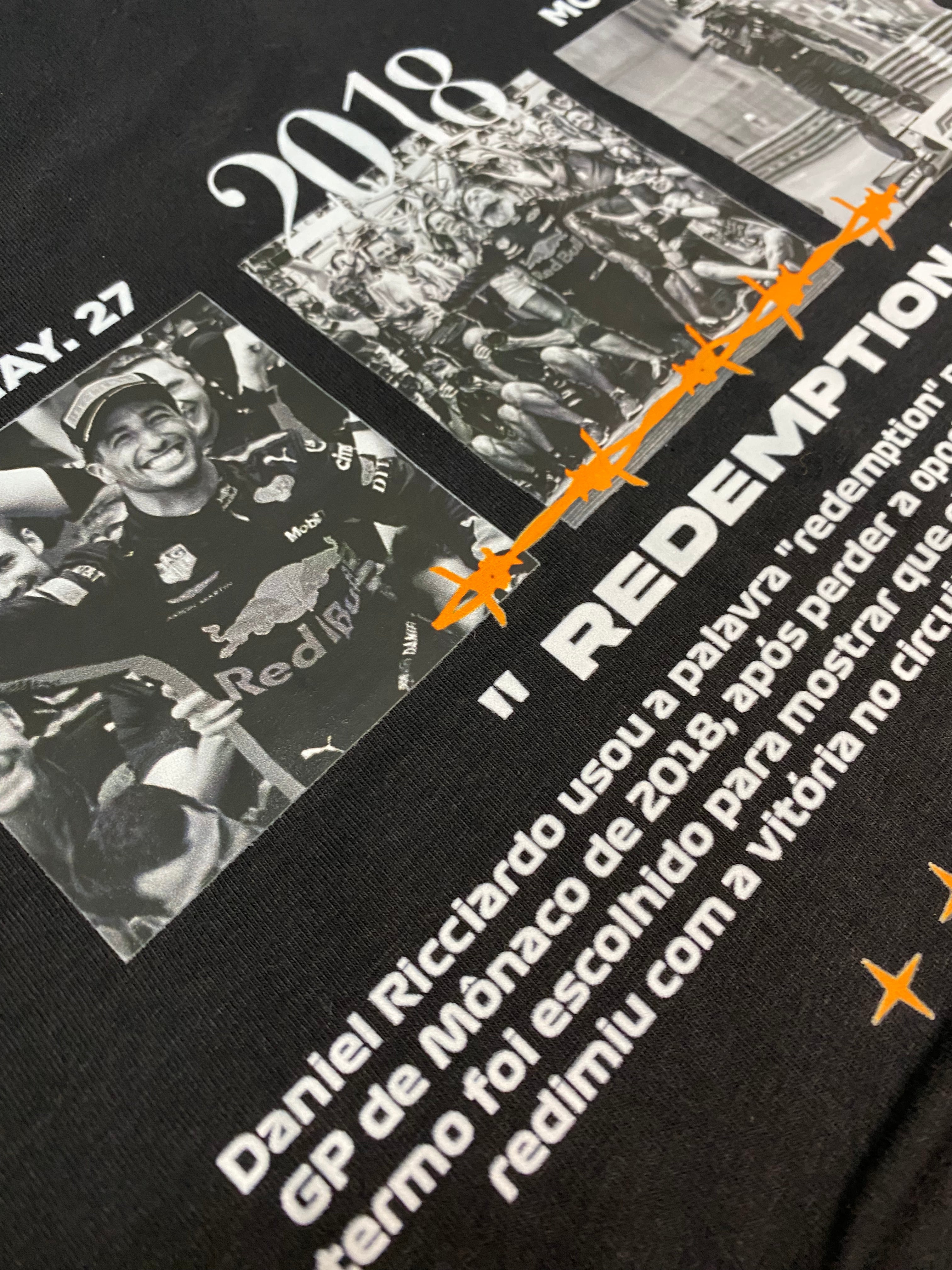 Camiseta Daniel Ricciardo Redemption - Autofãs Store